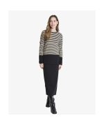 Falda de punto recta