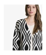 Chaqueta de punto estampado geométrico - Imagen 2