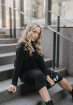 Falda Corazón Rayo punto negra - Imagen 3