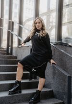 Falda Corazón Rayo punto negra - Imagen 5