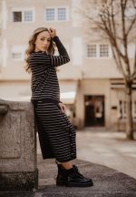 Falda Rayas Estrellas punto negra - Imagen 2