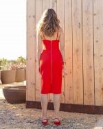 VESTIDO CORTO DE FIESTA ESCOTE NUDO - Imagen 3