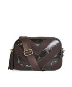 Bolso bandolera combinado con animal print - Imagen 2