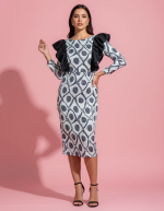 VESTIDO DE FIESTA JACAR VOLANTES