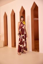 Vestido Largo Plisado Halter Blanca