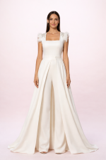 Sobrefalda de Novia con Cola