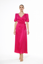 Vestido largo cruzado - Imagen 3