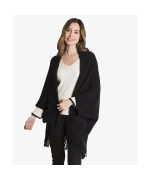 Poncho con flecos - Imagen 7