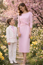 Vestido Midi Cruzado de Tul Sweet - Imagen 3