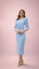 Vestido Midi Cruzado de Tul Sweet