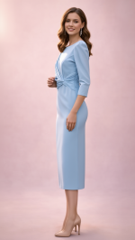 Vestido Midi Cruzado de Tul Sweet - Imagen 7