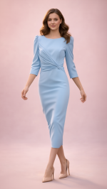 Vestido Midi Cruzado de Tul Sweet - Imagen 8