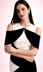 Vestido Bicolor Antonella - Imagen 5