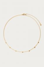 Collar de acero con pequeños corazones - Imagen 3