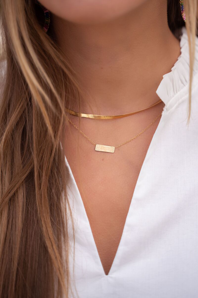 product_images-_my_1204 Collar de acero cadena plana - Imagen 1