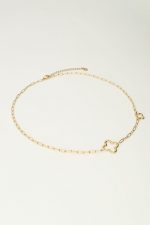 Collar de cadena con tréboles - Imagen 3