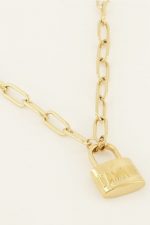 Collar de cadena con candado de amor - Imagen 5