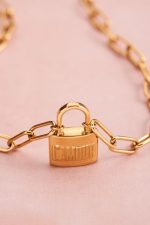 Collar de cadena con candado de amor - Imagen 6