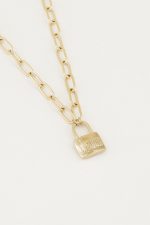 Collar de cadena con candado de amor - Imagen 7