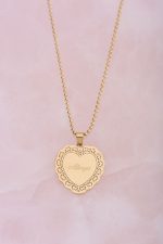 Collar de acero con corazón "Always" - Imagen 5