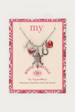 Collar con charms místicos y leopardo - Imagen 2