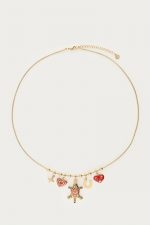 Collar con charms místicos y leopardo - Imagen 3