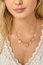 Collar de acero con siete corazones - Imagen 2