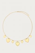Collar de acero con siete corazones - Imagen 3