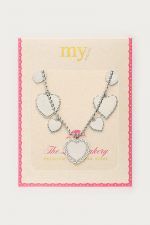 Collar de acero con siete corazones - Imagen 5