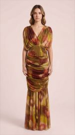 Vestido de Tul Elástico Estampado - Imagen 3