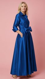 Vestido Camisero Largo Carol - Imagen 5