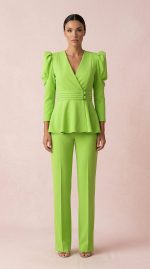 Conjunto pantalón peplum