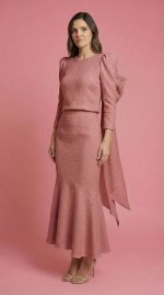 Conjunto tweed falda volante - Imagen 4