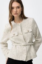 Chaqueta tweed Bianca