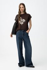 Camiseta marrón Natalie Unique