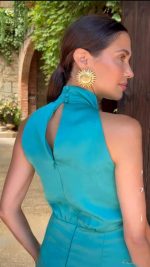 Vestido Largo Cuello Halter Space - Imagen 3