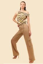 Pantalón cargo con cinto de cadena - Imagen 3