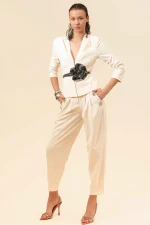 Cinturón fajin con flor en ecopiel - Imagen 2