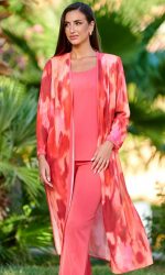 Conjunto de Tres Piezas Kimono Pinceladas - Imagen 2