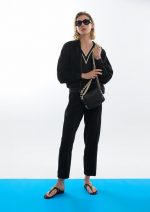 Pantalón negro con strass - Imagen 4