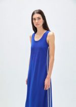 Vestido azul eléctrico con cintas laterales - Imagen 4