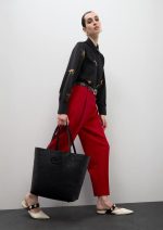 Shopper desestructurado pespuntes monograma - Imagen 10