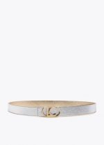 Cinturón reversible hebilla logo ovalado - Imagen 5