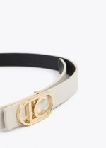 Cinturón reversible hebilla logo ovalado - Imagen 11
