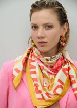 Pañuelo satinado con flores y tigres - Imagen 10