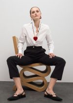 Collar largo colgante corazón - Imagen 7