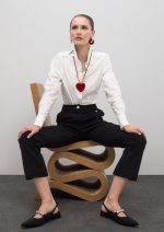 Collar largo colgante corazón - Imagen 8