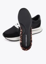 Deportiva con plataforma bicolor Y tejidos combinados - Imagen 3