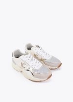 Deportiva con suela tipo running y detalles en piel - Imagen 7