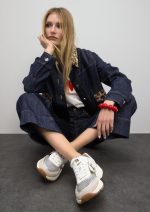 Deportiva con suela tipo running y detalles en piel - Imagen 10